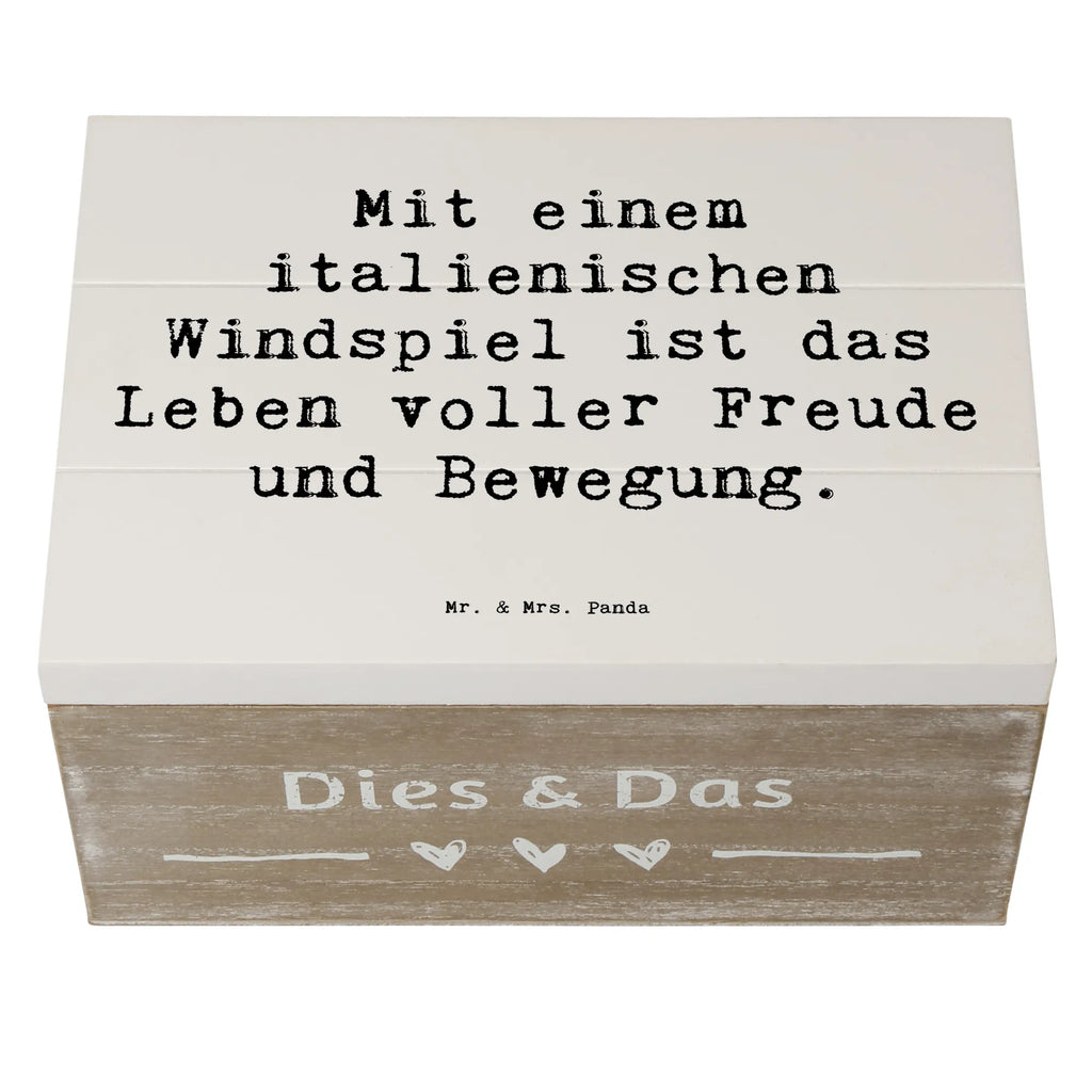 Holzkiste Spruch Italienisches Windspiel Glück Holzkiste, Kiste, Schatzkiste, Truhe, Schatulle, XXL, Erinnerungsbox, Erinnerungskiste, Dekokiste, Aufbewahrungsbox, Geschenkbox, Geschenkdose, Hund, Hunderasse, Rassehund, Hundebesitzer, Geschenk, Tierfreund, Schenken, Welpe