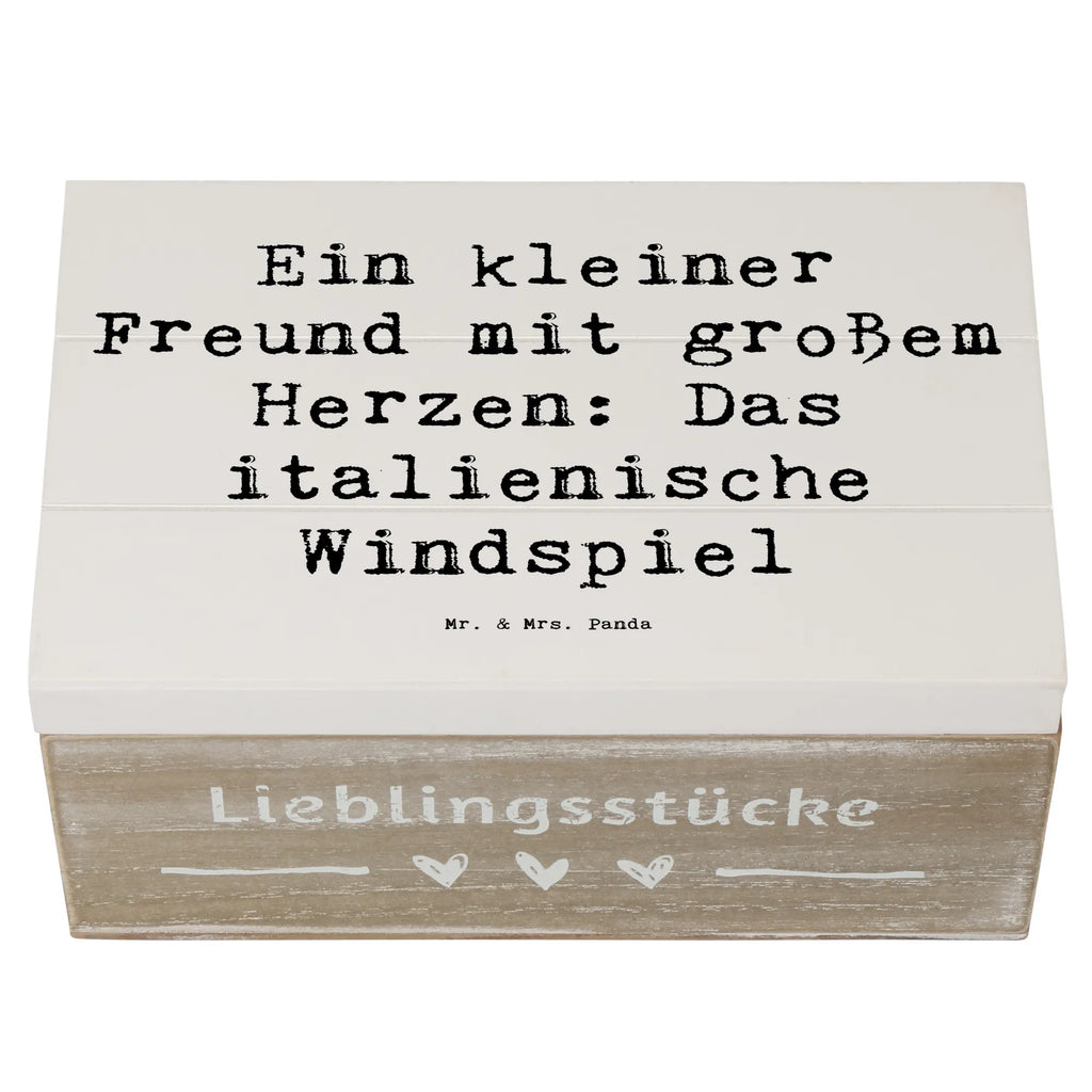 Holzkiste Spruch Italienisches Windspiel Holzkiste, Kiste, Schatzkiste, Truhe, Schatulle, XXL, Erinnerungsbox, Erinnerungskiste, Dekokiste, Aufbewahrungsbox, Geschenkbox, Geschenkdose, Hund, Hunderasse, Rassehund, Hundebesitzer, Geschenk, Tierfreund, Schenken, Welpe