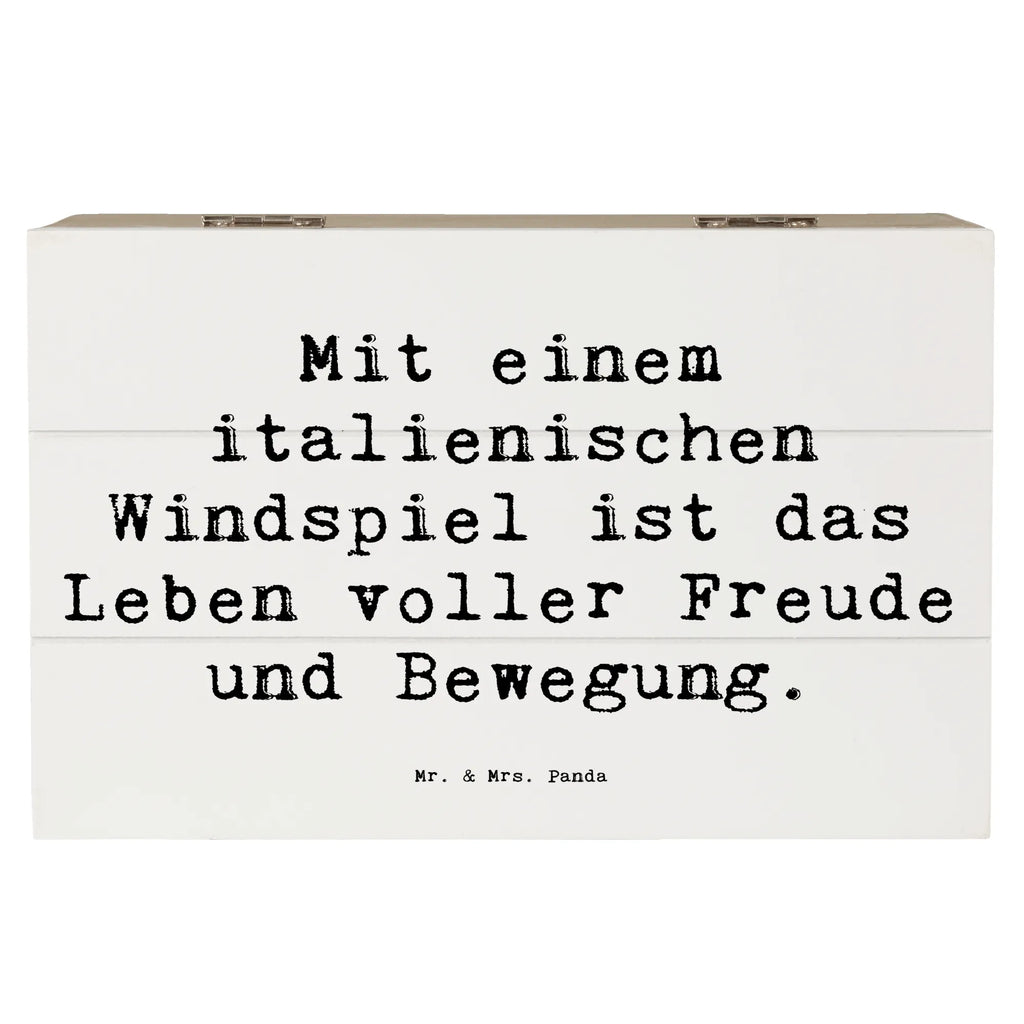 Holzkiste Spruch Italienisches Windspiel Glück Holzkiste, Kiste, Schatzkiste, Truhe, Schatulle, XXL, Erinnerungsbox, Erinnerungskiste, Dekokiste, Aufbewahrungsbox, Geschenkbox, Geschenkdose, Hund, Hunderasse, Rassehund, Hundebesitzer, Geschenk, Tierfreund, Schenken, Welpe