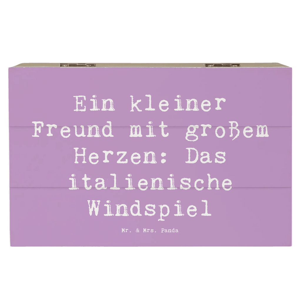 Holzkiste Spruch Italienisches Windspiel Holzkiste, Kiste, Schatzkiste, Truhe, Schatulle, XXL, Erinnerungsbox, Erinnerungskiste, Dekokiste, Aufbewahrungsbox, Geschenkbox, Geschenkdose, Hund, Hunderasse, Rassehund, Hundebesitzer, Geschenk, Tierfreund, Schenken, Welpe