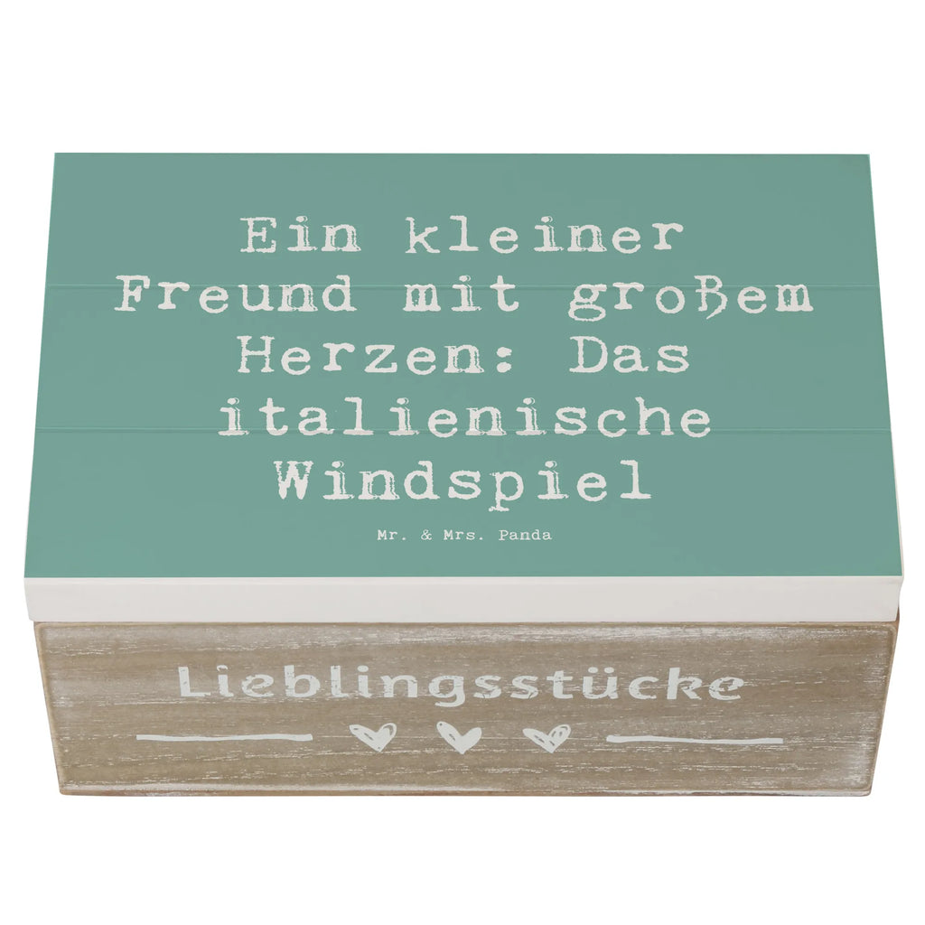 Holzkiste Spruch Italienisches Windspiel Holzkiste, Kiste, Schatzkiste, Truhe, Schatulle, XXL, Erinnerungsbox, Erinnerungskiste, Dekokiste, Aufbewahrungsbox, Geschenkbox, Geschenkdose, Hund, Hunderasse, Rassehund, Hundebesitzer, Geschenk, Tierfreund, Schenken, Welpe