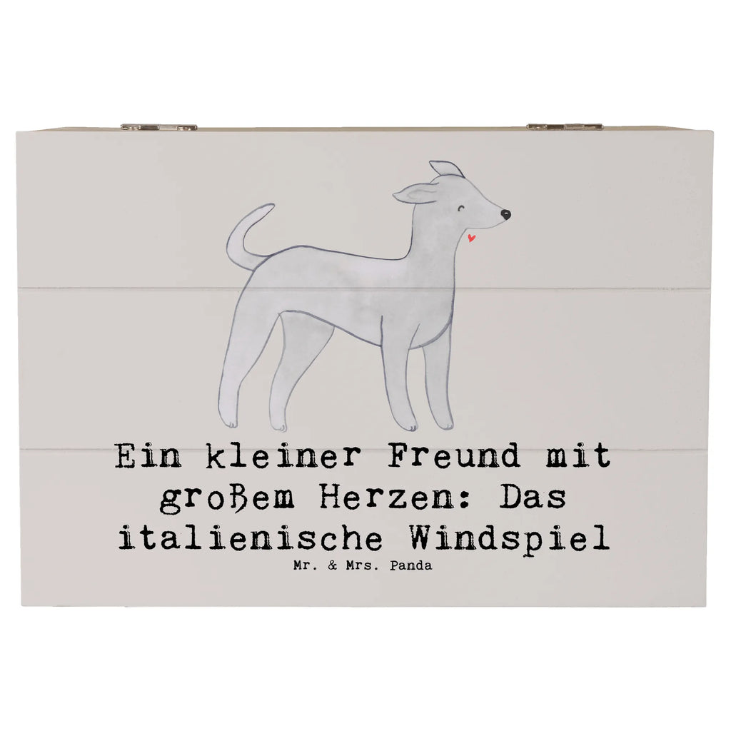 Holzkiste Italienisches Windspiel Holzkiste, Kiste, Schatzkiste, Truhe, Schatulle, XXL, Erinnerungsbox, Erinnerungskiste, Dekokiste, Aufbewahrungsbox, Geschenkbox, Geschenkdose, Hund, Hunderasse, Rassehund, Hundebesitzer, Geschenk, Tierfreund, Schenken, Welpe