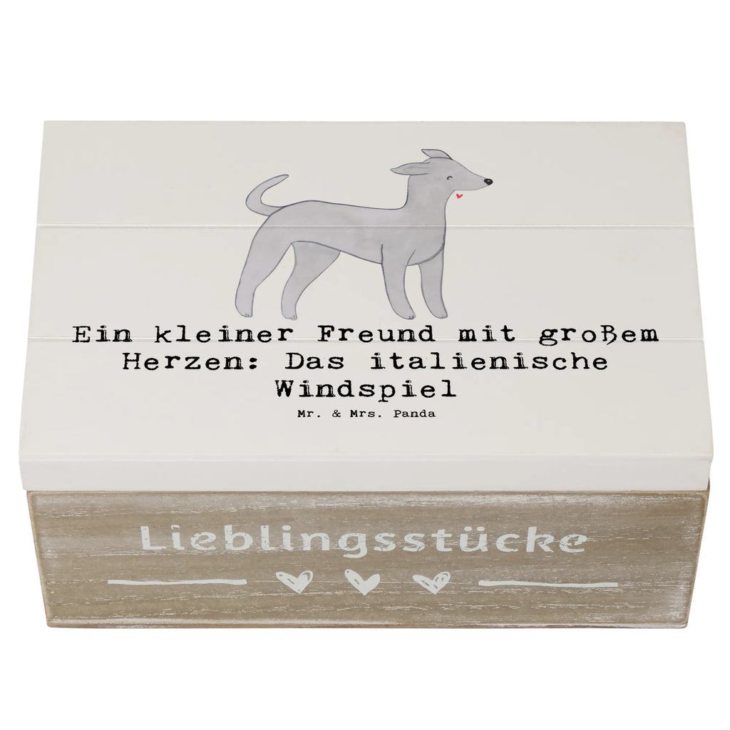 Holzkiste Italienisches Windspiel Holzkiste, Kiste, Schatzkiste, Truhe, Schatulle, XXL, Erinnerungsbox, Erinnerungskiste, Dekokiste, Aufbewahrungsbox, Geschenkbox, Geschenkdose, Hund, Hunderasse, Rassehund, Hundebesitzer, Geschenk, Tierfreund, Schenken, Welpe