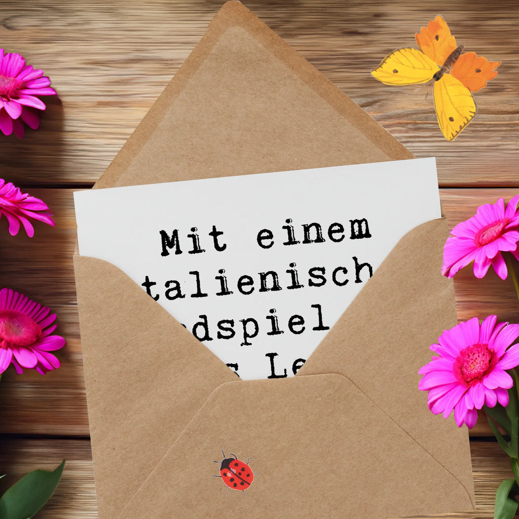 Deluxe Karte Spruch Italienisches Windspiel Glück Karte, Grußkarte, Klappkarte, Einladungskarte, Glückwunschkarte, Hochzeitskarte, Geburtstagskarte, Hochwertige Grußkarte, Hochwertige Klappkarte, Hund, Hunderasse, Rassehund, Hundebesitzer, Geschenk, Tierfreund, Schenken, Welpe