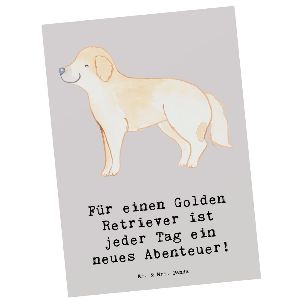 Postkarte Golden Retriever Abenteuer Postkarte, Karte, Geschenkkarte, Grußkarte, Einladung, Ansichtskarte, Geburtstagskarte, Einladungskarte, Dankeskarte, Ansichtskarten, Einladung Geburtstag, Einladungskarten Geburtstag, Hund, Hunderasse, Rassehund, Hundebesitzer, Geschenk, Tierfreund, Schenken, Welpe