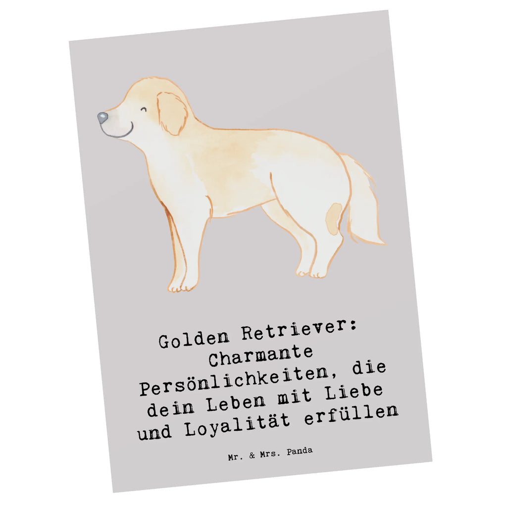 Postkarte Golden Retriever Charme Postkarte, Karte, Geschenkkarte, Grußkarte, Einladung, Ansichtskarte, Geburtstagskarte, Einladungskarte, Dankeskarte, Ansichtskarten, Einladung Geburtstag, Einladungskarten Geburtstag, Hund, Hunderasse, Rassehund, Hundebesitzer, Geschenk, Tierfreund, Schenken, Welpe