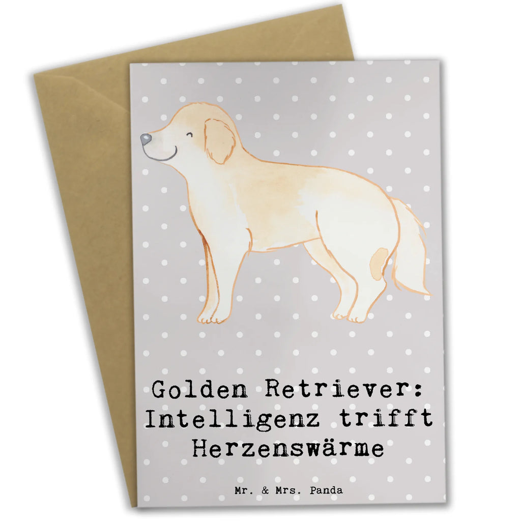 Grußkarte Golden Retriever Liebe Grußkarte, Klappkarte, Einladungskarte, Glückwunschkarte, Hochzeitskarte, Geburtstagskarte, Karte, Ansichtskarten, Hund, Hunderasse, Rassehund, Hundebesitzer, Geschenk, Tierfreund, Schenken, Welpe