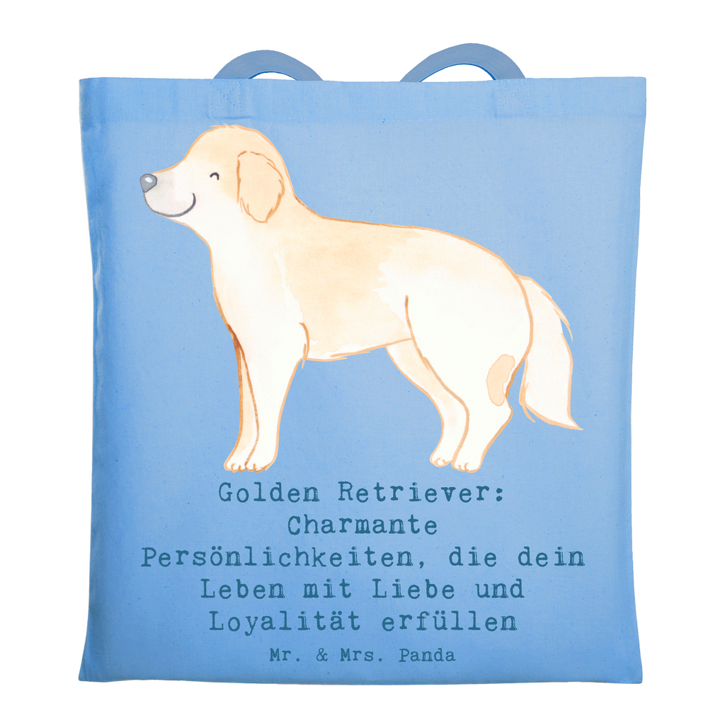 Tragetasche Golden Retriever Charme Beuteltasche, Beutel, Einkaufstasche, Jutebeutel, Stoffbeutel, Tasche, Shopper, Umhängetasche, Strandtasche, Schultertasche, Stofftasche, Tragetasche, Badetasche, Jutetasche, Einkaufstüte, Laptoptasche, Hund, Hunderasse, Rassehund, Hundebesitzer, Geschenk, Tierfreund, Schenken, Welpe