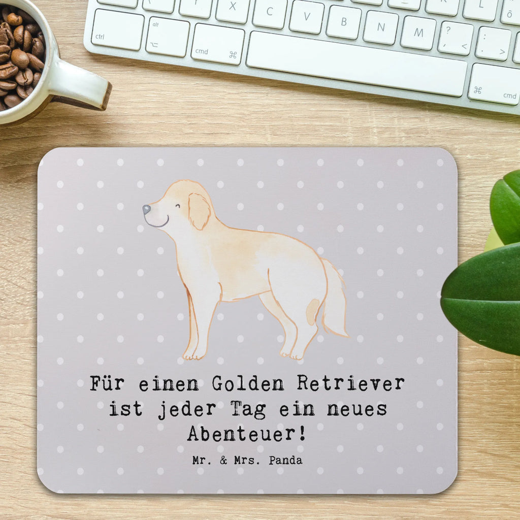 Mauspad Golden Retriever Abenteuer Mousepad, Computer zubehör, Büroausstattung, PC Zubehör, Arbeitszimmer, Mauspad, Einzigartiges Mauspad, Designer Mauspad, Mausunterlage, Mauspad Büro, Hund, Hunderasse, Rassehund, Hundebesitzer, Geschenk, Tierfreund, Schenken, Welpe