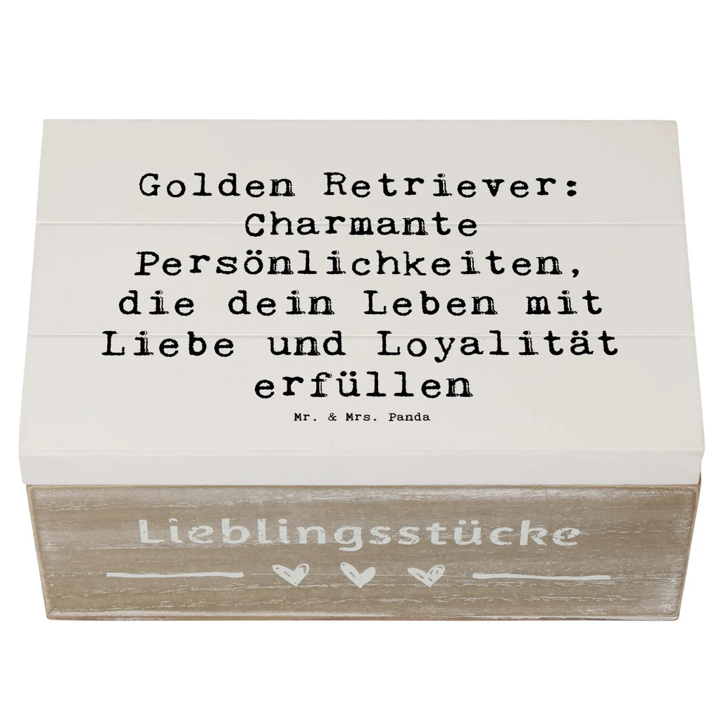 Holzkiste Spruch Golden Retriever Charme Holzkiste, Kiste, Schatzkiste, Truhe, Schatulle, XXL, Erinnerungsbox, Erinnerungskiste, Dekokiste, Aufbewahrungsbox, Geschenkbox, Geschenkdose, Hund, Hunderasse, Rassehund, Hundebesitzer, Geschenk, Tierfreund, Schenken, Welpe