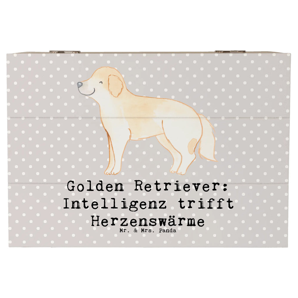 Holzkiste Golden Retriever Liebe Holzkiste, Kiste, Schatzkiste, Truhe, Schatulle, XXL, Erinnerungsbox, Erinnerungskiste, Dekokiste, Aufbewahrungsbox, Geschenkbox, Geschenkdose, Hund, Hunderasse, Rassehund, Hundebesitzer, Geschenk, Tierfreund, Schenken, Welpe