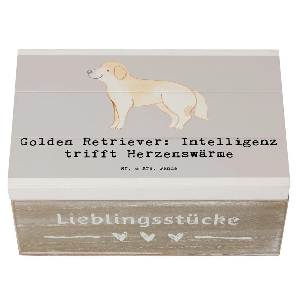 Holzkiste Golden Retriever Liebe Holzkiste, Kiste, Schatzkiste, Truhe, Schatulle, XXL, Erinnerungsbox, Erinnerungskiste, Dekokiste, Aufbewahrungsbox, Geschenkbox, Geschenkdose, Hund, Hunderasse, Rassehund, Hundebesitzer, Geschenk, Tierfreund, Schenken, Welpe