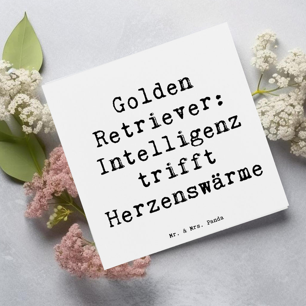 Deluxe Karte Spruch Golden Retriever Liebe Karte, Grußkarte, Klappkarte, Einladungskarte, Glückwunschkarte, Hochzeitskarte, Geburtstagskarte, Hochwertige Grußkarte, Hochwertige Klappkarte, Hund, Hunderasse, Rassehund, Hundebesitzer, Geschenk, Tierfreund, Schenken, Welpe