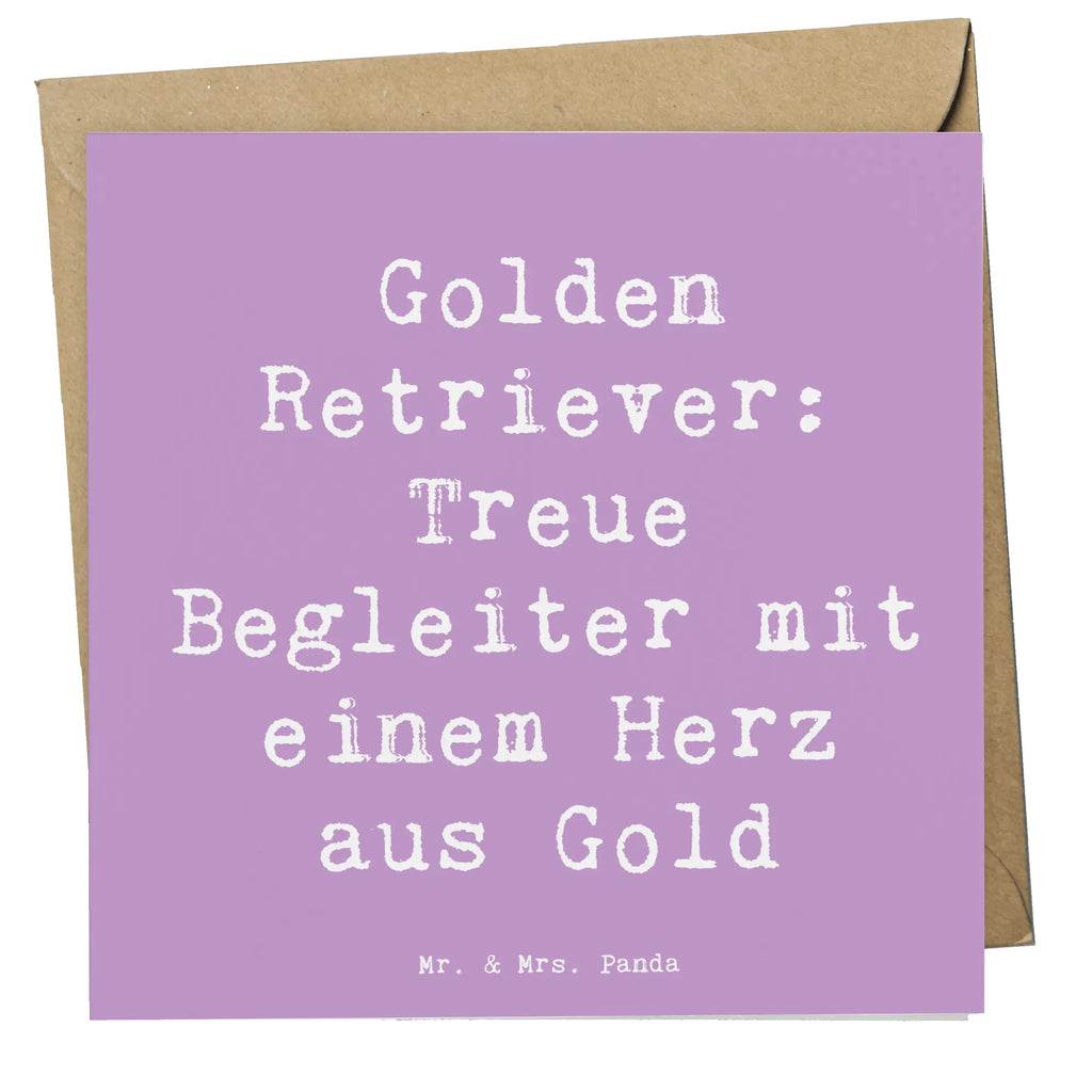 Deluxe Karte Spruch Golden Retriever Freund Karte, Grußkarte, Klappkarte, Einladungskarte, Glückwunschkarte, Hochzeitskarte, Geburtstagskarte, Hochwertige Grußkarte, Hochwertige Klappkarte, Hund, Hunderasse, Rassehund, Hundebesitzer, Geschenk, Tierfreund, Schenken, Welpe