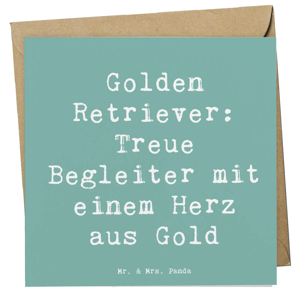 Deluxe Karte Spruch Golden Retriever Freund Karte, Grußkarte, Klappkarte, Einladungskarte, Glückwunschkarte, Hochzeitskarte, Geburtstagskarte, Hochwertige Grußkarte, Hochwertige Klappkarte, Hund, Hunderasse, Rassehund, Hundebesitzer, Geschenk, Tierfreund, Schenken, Welpe