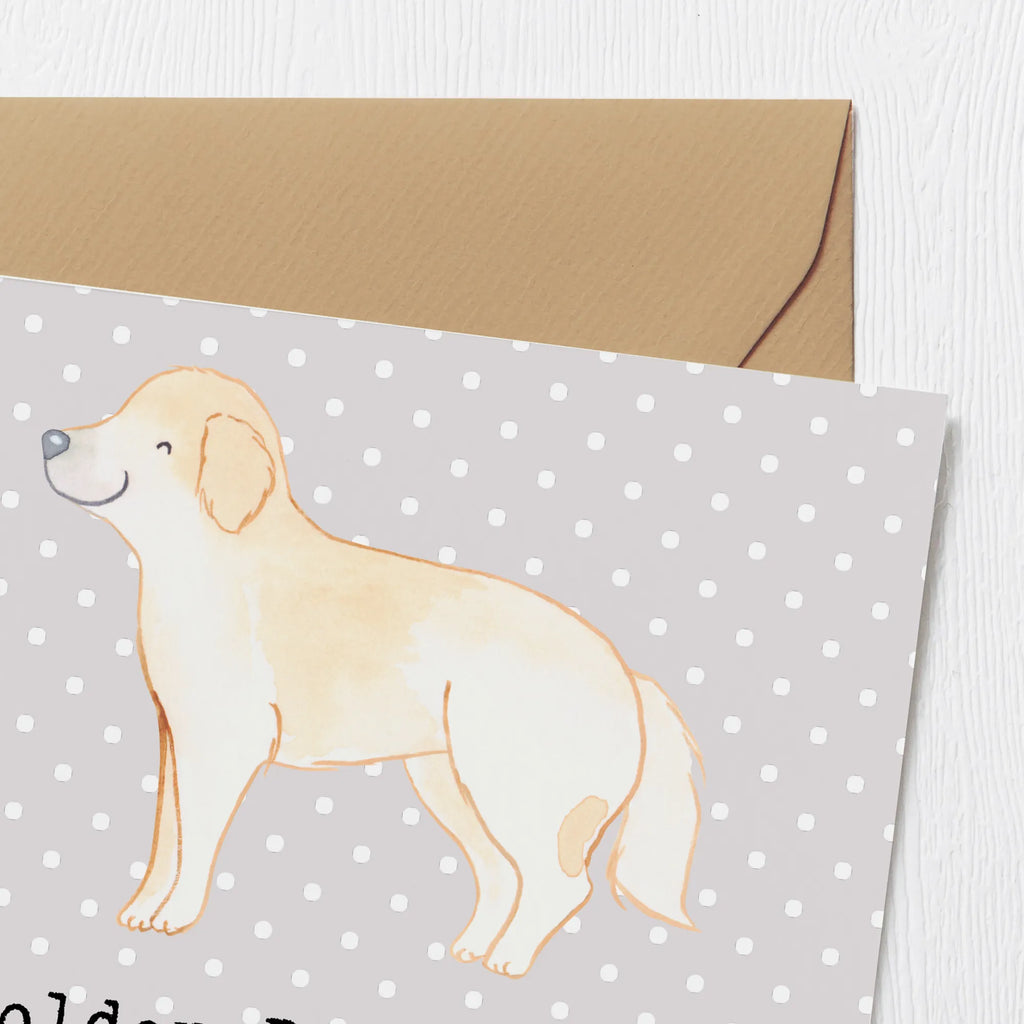 Deluxe Karte Golden Retriever Liebe Karte, Grußkarte, Klappkarte, Einladungskarte, Glückwunschkarte, Hochzeitskarte, Geburtstagskarte, Hochwertige Grußkarte, Hochwertige Klappkarte, Hund, Hunderasse, Rassehund, Hundebesitzer, Geschenk, Tierfreund, Schenken, Welpe