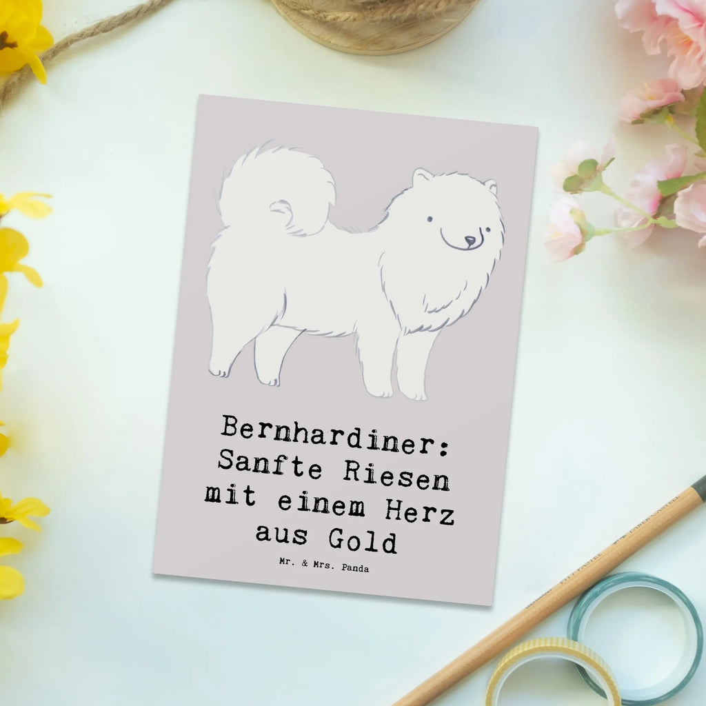 Postkarte Bernhardiner Herz Postkarte, Karte, Geschenkkarte, Grußkarte, Einladung, Ansichtskarte, Geburtstagskarte, Einladungskarte, Dankeskarte, Ansichtskarten, Einladung Geburtstag, Einladungskarten Geburtstag, Hund, Hunderasse, Rassehund, Hundebesitzer, Geschenk, Tierfreund, Schenken, Welpe