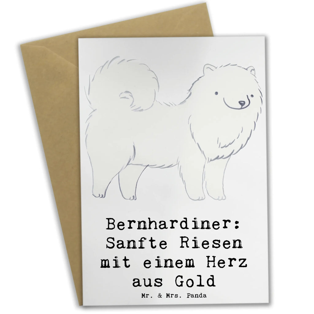 Grußkarte Bernhardiner Herz Grußkarte, Klappkarte, Einladungskarte, Glückwunschkarte, Hochzeitskarte, Geburtstagskarte, Karte, Ansichtskarten, Hund, Hunderasse, Rassehund, Hundebesitzer, Geschenk, Tierfreund, Schenken, Welpe