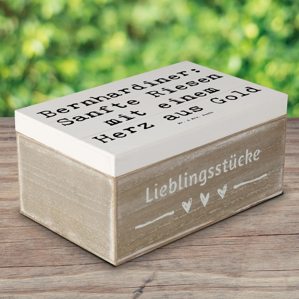 Holzkiste Spruch Bernhardiner Herz Holzkiste, Kiste, Schatzkiste, Truhe, Schatulle, XXL, Erinnerungsbox, Erinnerungskiste, Dekokiste, Aufbewahrungsbox, Geschenkbox, Geschenkdose, Hund, Hunderasse, Rassehund, Hundebesitzer, Geschenk, Tierfreund, Schenken, Welpe