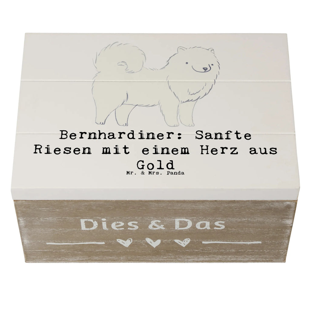 Holzkiste Bernhardiner Herz Holzkiste, Kiste, Schatzkiste, Truhe, Schatulle, XXL, Erinnerungsbox, Erinnerungskiste, Dekokiste, Aufbewahrungsbox, Geschenkbox, Geschenkdose, Hund, Hunderasse, Rassehund, Hundebesitzer, Geschenk, Tierfreund, Schenken, Welpe