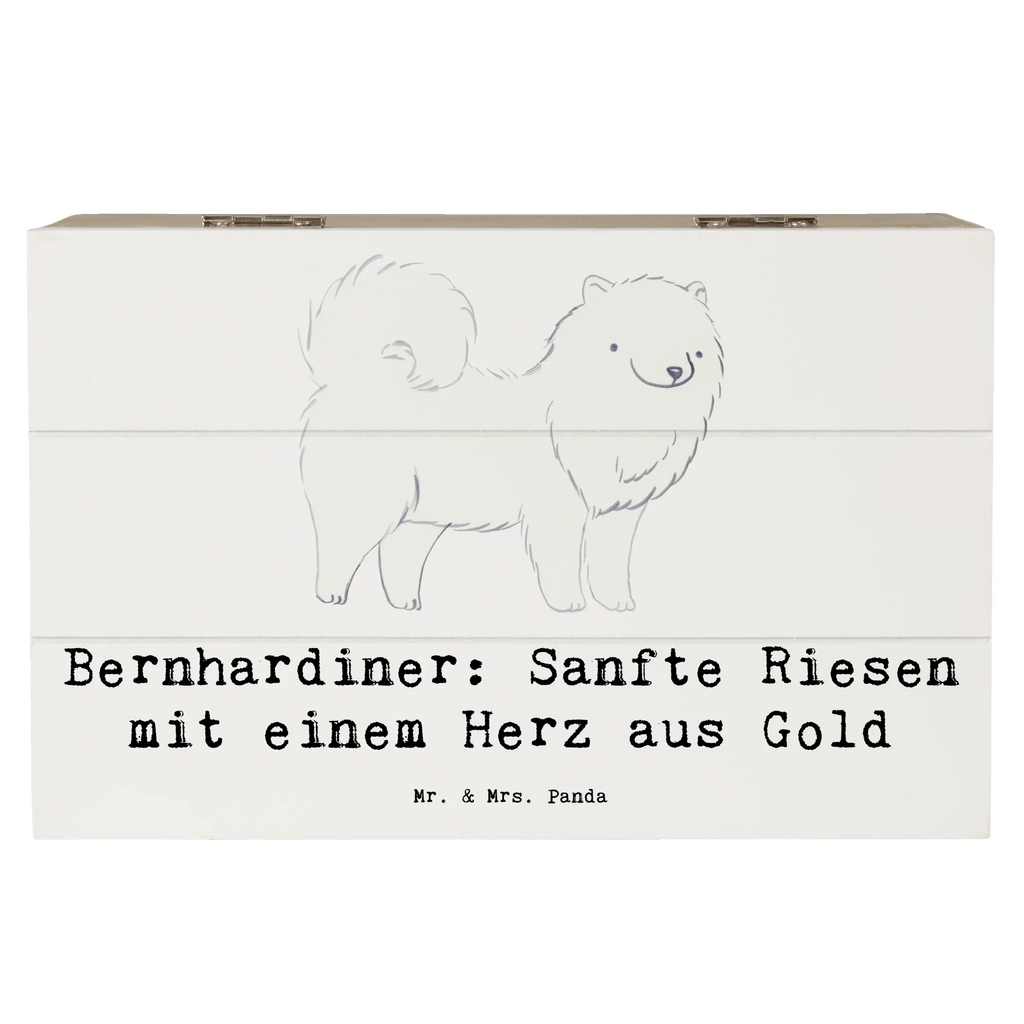 Holzkiste Bernhardiner Herz Holzkiste, Kiste, Schatzkiste, Truhe, Schatulle, XXL, Erinnerungsbox, Erinnerungskiste, Dekokiste, Aufbewahrungsbox, Geschenkbox, Geschenkdose, Hund, Hunderasse, Rassehund, Hundebesitzer, Geschenk, Tierfreund, Schenken, Welpe