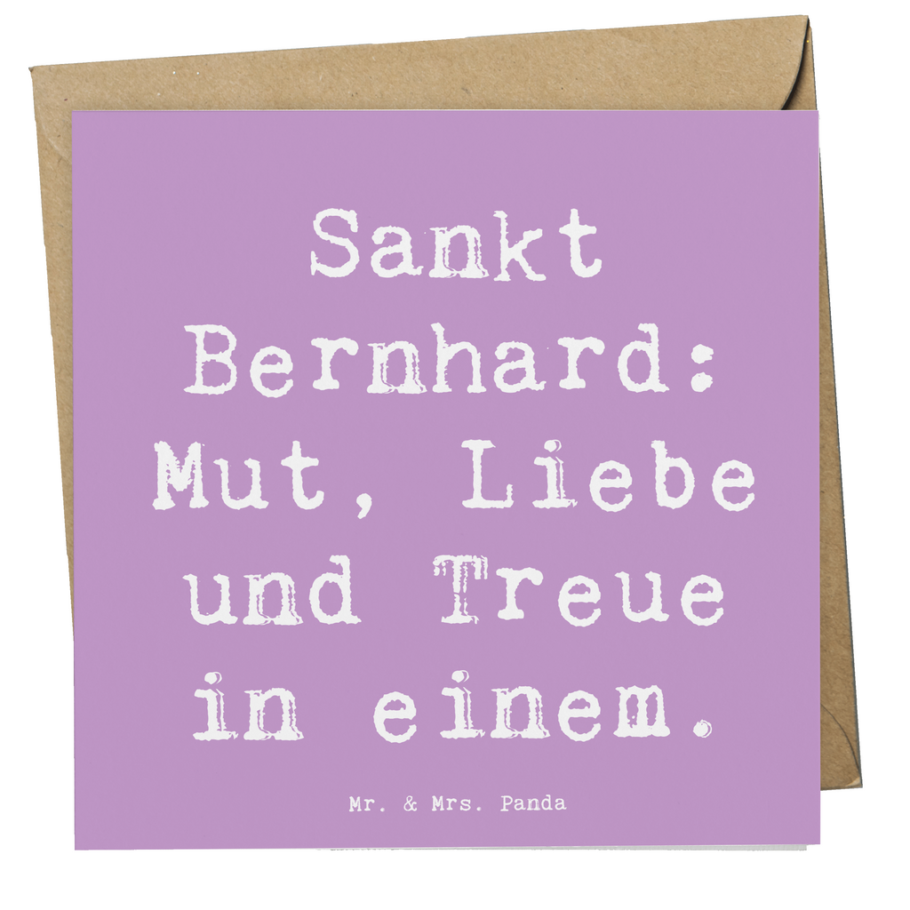 Deluxe Karte Spruch Sankt Bernhard Karte, Grußkarte, Klappkarte, Einladungskarte, Glückwunschkarte, Hochzeitskarte, Geburtstagskarte, Hochwertige Grußkarte, Hochwertige Klappkarte, Hund, Hunderasse, Rassehund, Hundebesitzer, Geschenk, Tierfreund, Schenken, Welpe