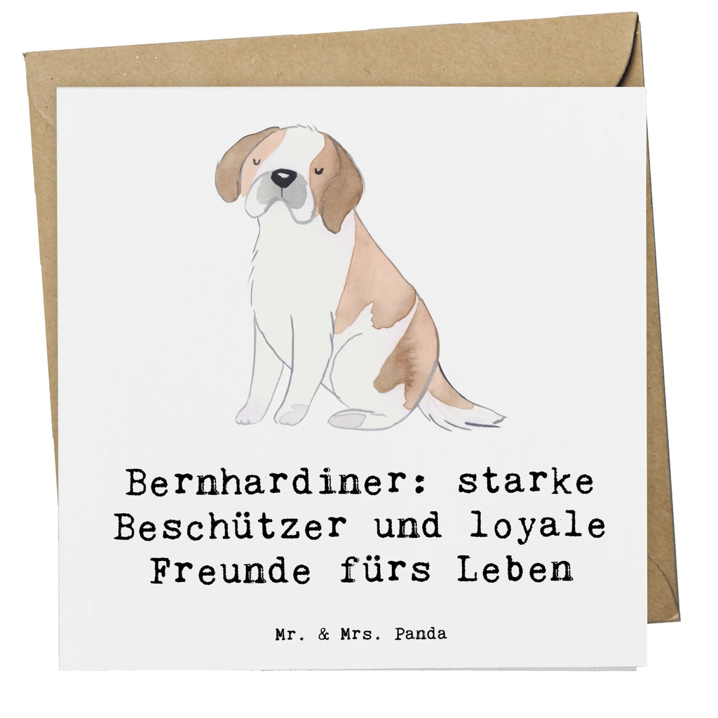 Deluxe Karte Bernhardiner Treue Karte, Grußkarte, Klappkarte, Einladungskarte, Glückwunschkarte, Hochzeitskarte, Geburtstagskarte, Hochwertige Grußkarte, Hochwertige Klappkarte, Hund, Hunderasse, Rassehund, Hundebesitzer, Geschenk, Tierfreund, Schenken, Welpe