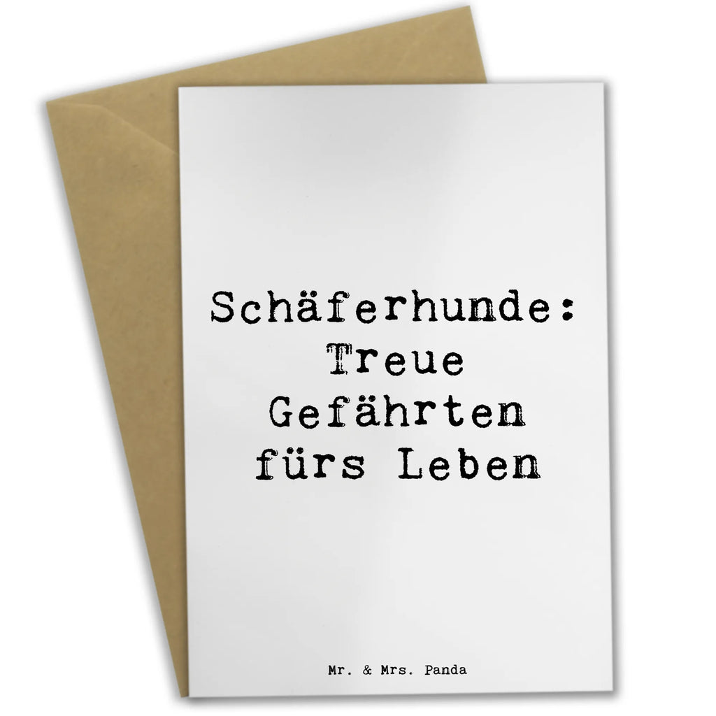 Grußkarte Spruch Schäferhund Gefährten Grußkarte, Klappkarte, Einladungskarte, Glückwunschkarte, Hochzeitskarte, Geburtstagskarte, Karte, Ansichtskarten, Hund, Hunderasse, Rassehund, Hundebesitzer, Geschenk, Tierfreund, Schenken, Welpe