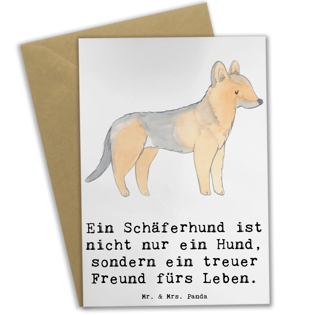 Grußkarte Schäferhund Freund Grußkarte, Klappkarte, Einladungskarte, Glückwunschkarte, Hochzeitskarte, Geburtstagskarte, Karte, Ansichtskarten, Hund, Hunderasse, Rassehund, Hundebesitzer, Geschenk, Tierfreund, Schenken, Welpe