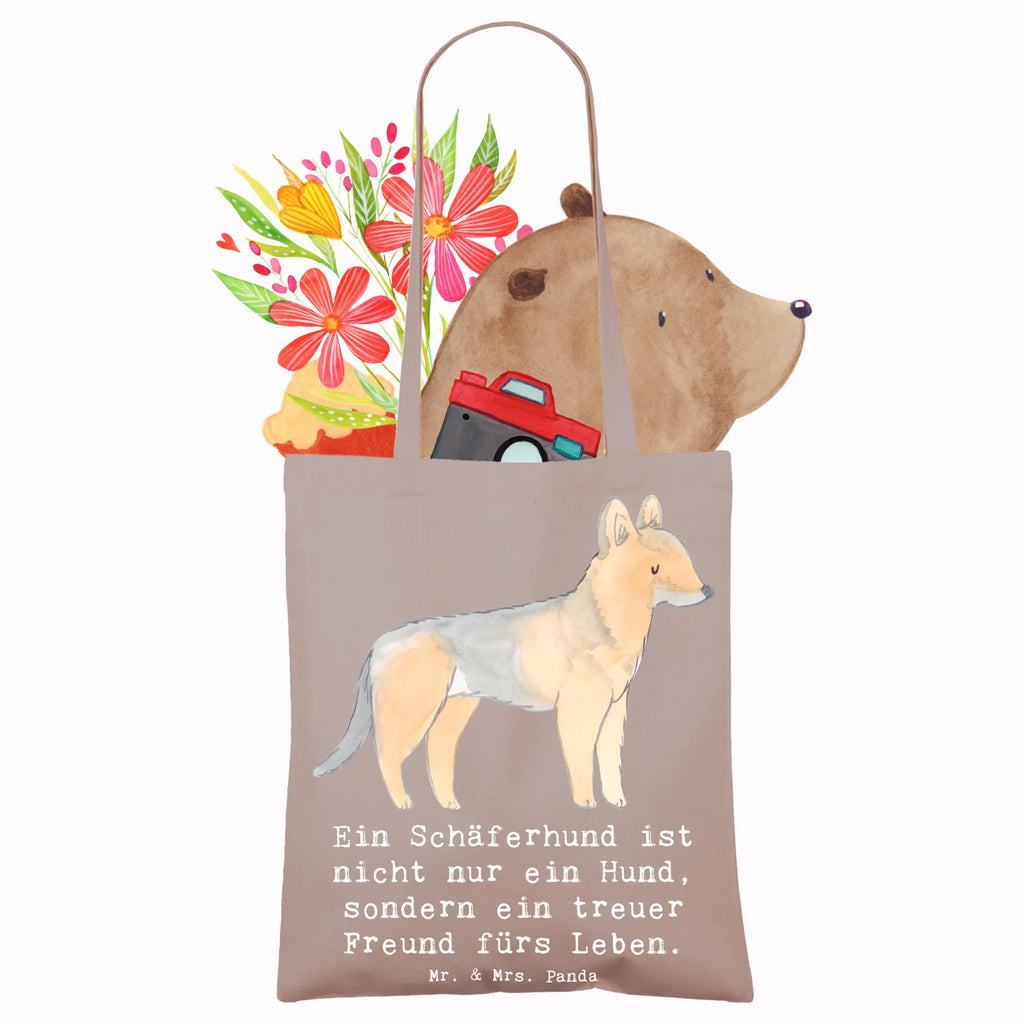 Tragetasche Schäferhund Freund Beuteltasche, Beutel, Einkaufstasche, Jutebeutel, Stoffbeutel, Tasche, Shopper, Umhängetasche, Strandtasche, Schultertasche, Stofftasche, Tragetasche, Badetasche, Jutetasche, Einkaufstüte, Laptoptasche, Hund, Hunderasse, Rassehund, Hundebesitzer, Geschenk, Tierfreund, Schenken, Welpe