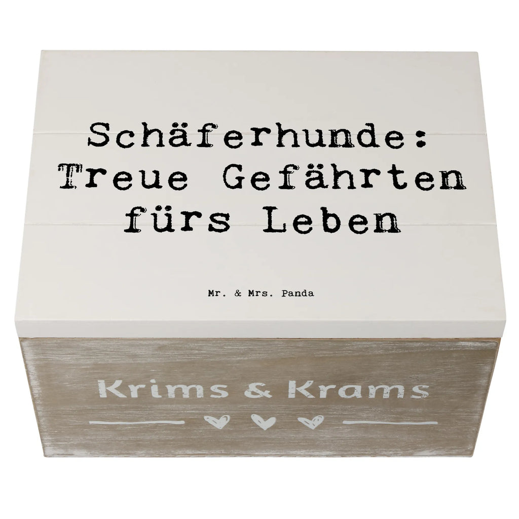 Holzkiste Spruch Schäferhund Gefährten Holzkiste, Kiste, Schatzkiste, Truhe, Schatulle, XXL, Erinnerungsbox, Erinnerungskiste, Dekokiste, Aufbewahrungsbox, Geschenkbox, Geschenkdose, Hund, Hunderasse, Rassehund, Hundebesitzer, Geschenk, Tierfreund, Schenken, Welpe