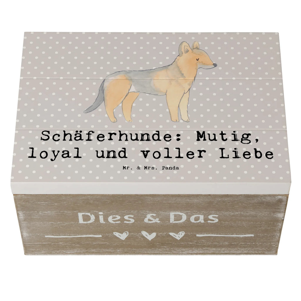 Holzkiste Schäferhunde Freundschaft Holzkiste, Kiste, Schatzkiste, Truhe, Schatulle, XXL, Erinnerungsbox, Erinnerungskiste, Dekokiste, Aufbewahrungsbox, Geschenkbox, Geschenkdose, Hund, Hunderasse, Rassehund, Hundebesitzer, Geschenk, Tierfreund, Schenken, Welpe