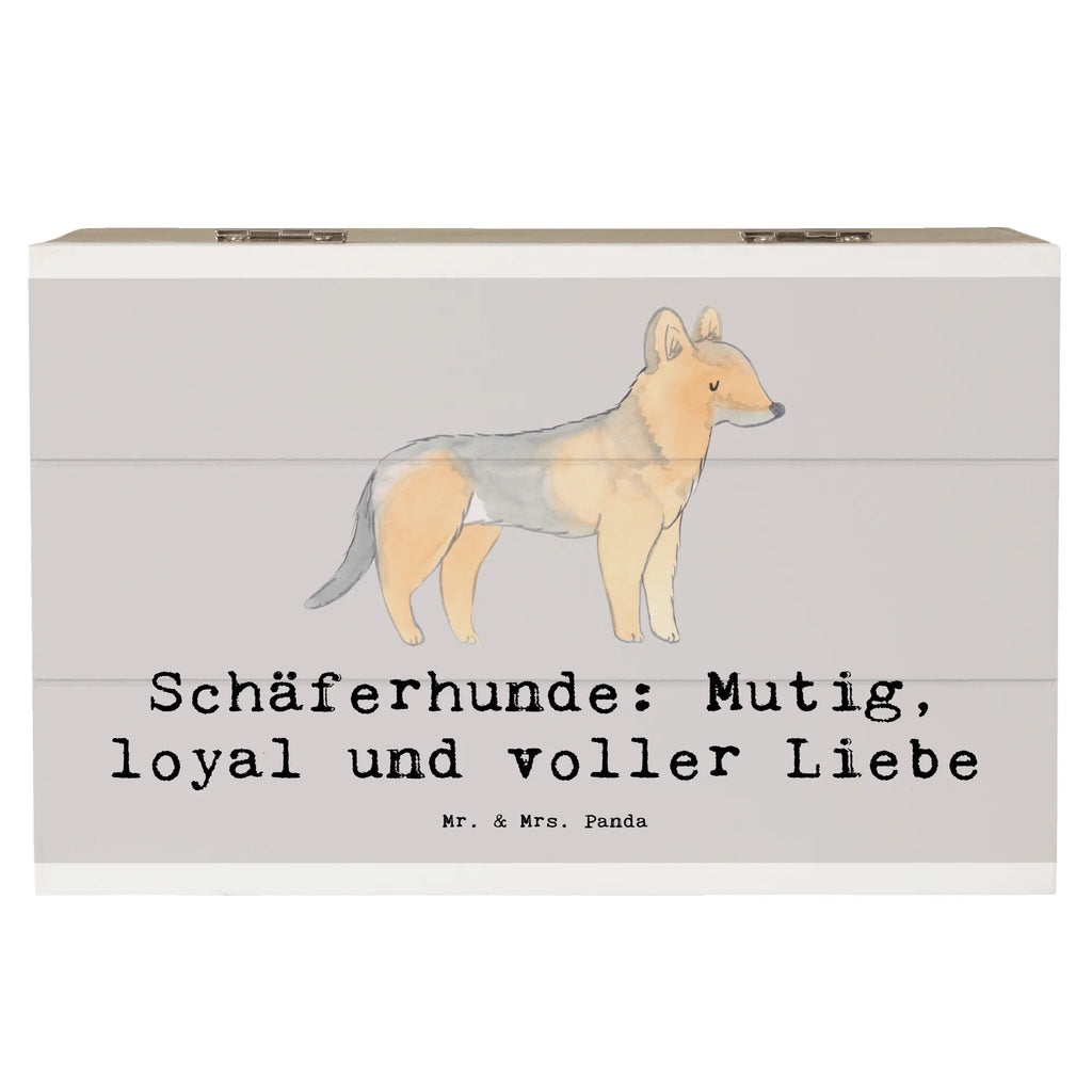 Holzkiste Schäferhunde Freundschaft Holzkiste, Kiste, Schatzkiste, Truhe, Schatulle, XXL, Erinnerungsbox, Erinnerungskiste, Dekokiste, Aufbewahrungsbox, Geschenkbox, Geschenkdose, Hund, Hunderasse, Rassehund, Hundebesitzer, Geschenk, Tierfreund, Schenken, Welpe