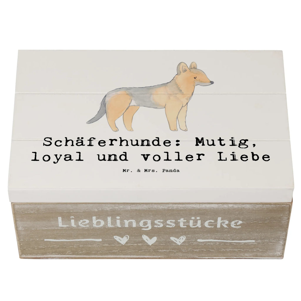 Holzkiste Schäferhunde Freundschaft Holzkiste, Kiste, Schatzkiste, Truhe, Schatulle, XXL, Erinnerungsbox, Erinnerungskiste, Dekokiste, Aufbewahrungsbox, Geschenkbox, Geschenkdose, Hund, Hunderasse, Rassehund, Hundebesitzer, Geschenk, Tierfreund, Schenken, Welpe