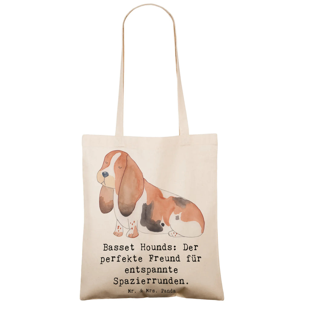 Tragetasche Basset Hound Freund Beuteltasche, Beutel, Einkaufstasche, Jutebeutel, Stoffbeutel, Tasche, Shopper, Umhängetasche, Strandtasche, Schultertasche, Stofftasche, Tragetasche, Badetasche, Jutetasche, Einkaufstüte, Laptoptasche, Hund, Hunderasse, Rassehund, Hundebesitzer, Geschenk, Tierfreund, Schenken, Welpe