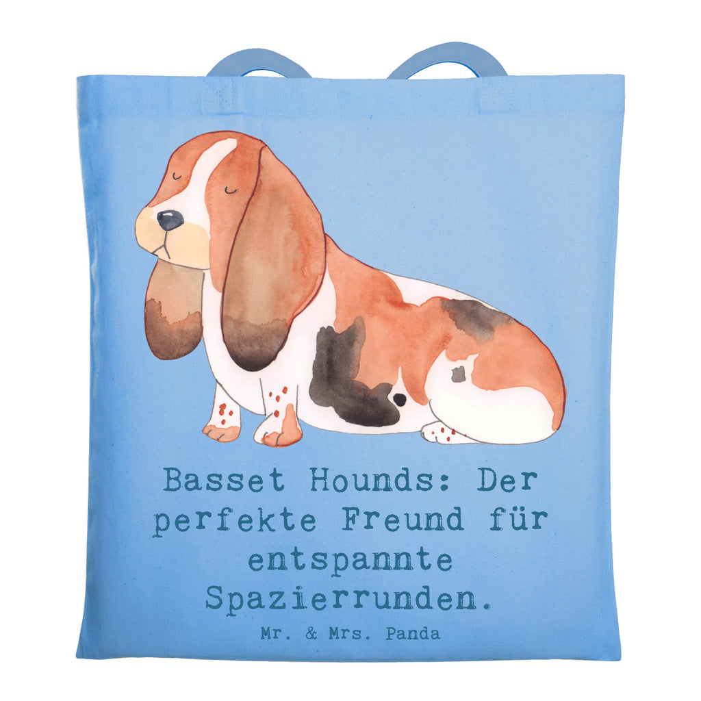 Tragetasche Basset Hound Freund Beuteltasche, Beutel, Einkaufstasche, Jutebeutel, Stoffbeutel, Tasche, Shopper, Umhängetasche, Strandtasche, Schultertasche, Stofftasche, Tragetasche, Badetasche, Jutetasche, Einkaufstüte, Laptoptasche, Hund, Hunderasse, Rassehund, Hundebesitzer, Geschenk, Tierfreund, Schenken, Welpe