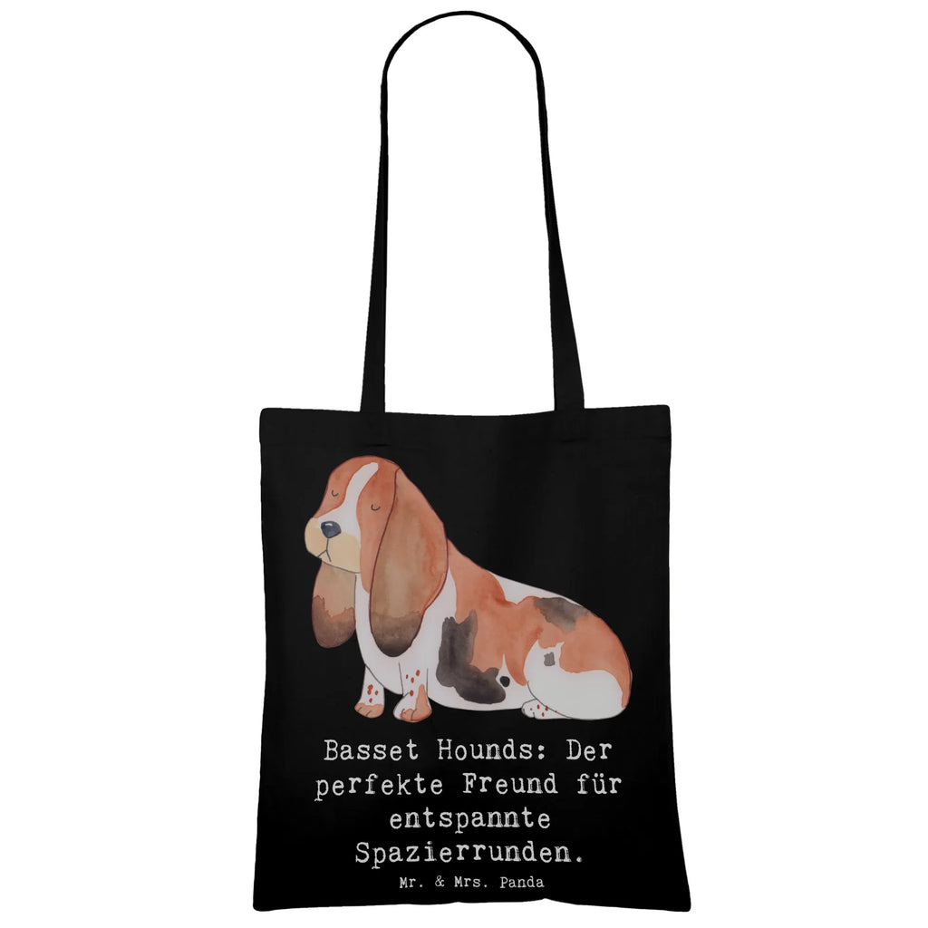 Tragetasche Basset Hound Freund Beuteltasche, Beutel, Einkaufstasche, Jutebeutel, Stoffbeutel, Tasche, Shopper, Umhängetasche, Strandtasche, Schultertasche, Stofftasche, Tragetasche, Badetasche, Jutetasche, Einkaufstüte, Laptoptasche, Hund, Hunderasse, Rassehund, Hundebesitzer, Geschenk, Tierfreund, Schenken, Welpe