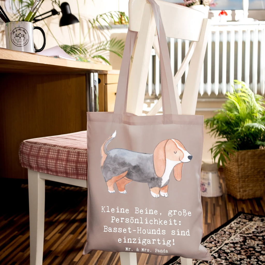 Tragetasche Basset Hound Persönlichkeit Beuteltasche, Beutel, Einkaufstasche, Jutebeutel, Stoffbeutel, Tasche, Shopper, Umhängetasche, Strandtasche, Schultertasche, Stofftasche, Tragetasche, Badetasche, Jutetasche, Einkaufstüte, Laptoptasche, Hund, Hunderasse, Rassehund, Hundebesitzer, Geschenk, Tierfreund, Schenken, Welpe