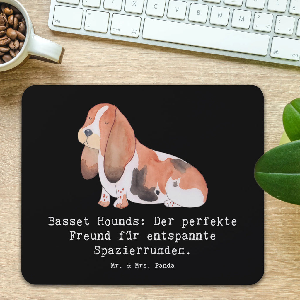 Mauspad Basset Hound Freund Mousepad, Computer zubehör, Büroausstattung, PC Zubehör, Arbeitszimmer, Mauspad, Einzigartiges Mauspad, Designer Mauspad, Mausunterlage, Mauspad Büro, Hund, Hunderasse, Rassehund, Hundebesitzer, Geschenk, Tierfreund, Schenken, Welpe