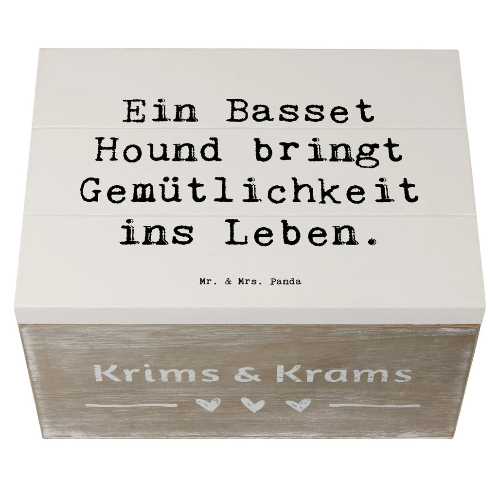 Holzkiste Spruch Basset Hound Gemütlichkeit Holzkiste, Kiste, Schatzkiste, Truhe, Schatulle, XXL, Erinnerungsbox, Erinnerungskiste, Dekokiste, Aufbewahrungsbox, Geschenkbox, Geschenkdose, Hund, Hunderasse, Rassehund, Hundebesitzer, Geschenk, Tierfreund, Schenken, Welpe