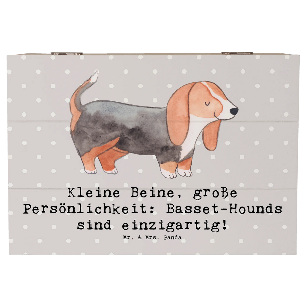 Holzkiste Basset Hound Persönlichkeit Holzkiste, Kiste, Schatzkiste, Truhe, Schatulle, XXL, Erinnerungsbox, Erinnerungskiste, Dekokiste, Aufbewahrungsbox, Geschenkbox, Geschenkdose, Hund, Hunderasse, Rassehund, Hundebesitzer, Geschenk, Tierfreund, Schenken, Welpe