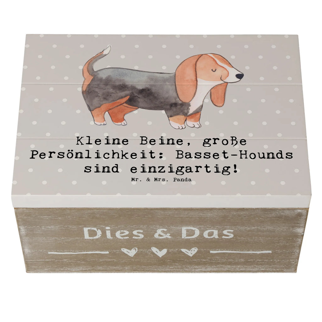 Holzkiste Basset Hound Persönlichkeit Holzkiste, Kiste, Schatzkiste, Truhe, Schatulle, XXL, Erinnerungsbox, Erinnerungskiste, Dekokiste, Aufbewahrungsbox, Geschenkbox, Geschenkdose, Hund, Hunderasse, Rassehund, Hundebesitzer, Geschenk, Tierfreund, Schenken, Welpe