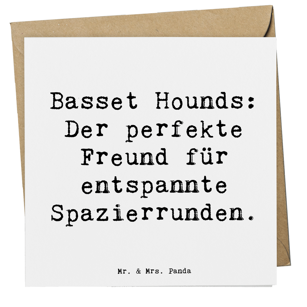 Deluxe Karte Spruch Basset Hound Freund Karte, Grußkarte, Klappkarte, Einladungskarte, Glückwunschkarte, Hochzeitskarte, Geburtstagskarte, Hochwertige Grußkarte, Hochwertige Klappkarte, Hund, Hunderasse, Rassehund, Hundebesitzer, Geschenk, Tierfreund, Schenken, Welpe