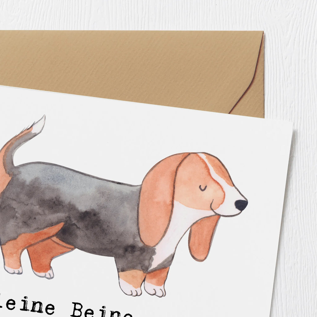 Deluxe Karte Basset Hound Persönlichkeit Karte, Grußkarte, Klappkarte, Einladungskarte, Glückwunschkarte, Hochzeitskarte, Geburtstagskarte, Hochwertige Grußkarte, Hochwertige Klappkarte, Hund, Hunderasse, Rassehund, Hundebesitzer, Geschenk, Tierfreund, Schenken, Welpe