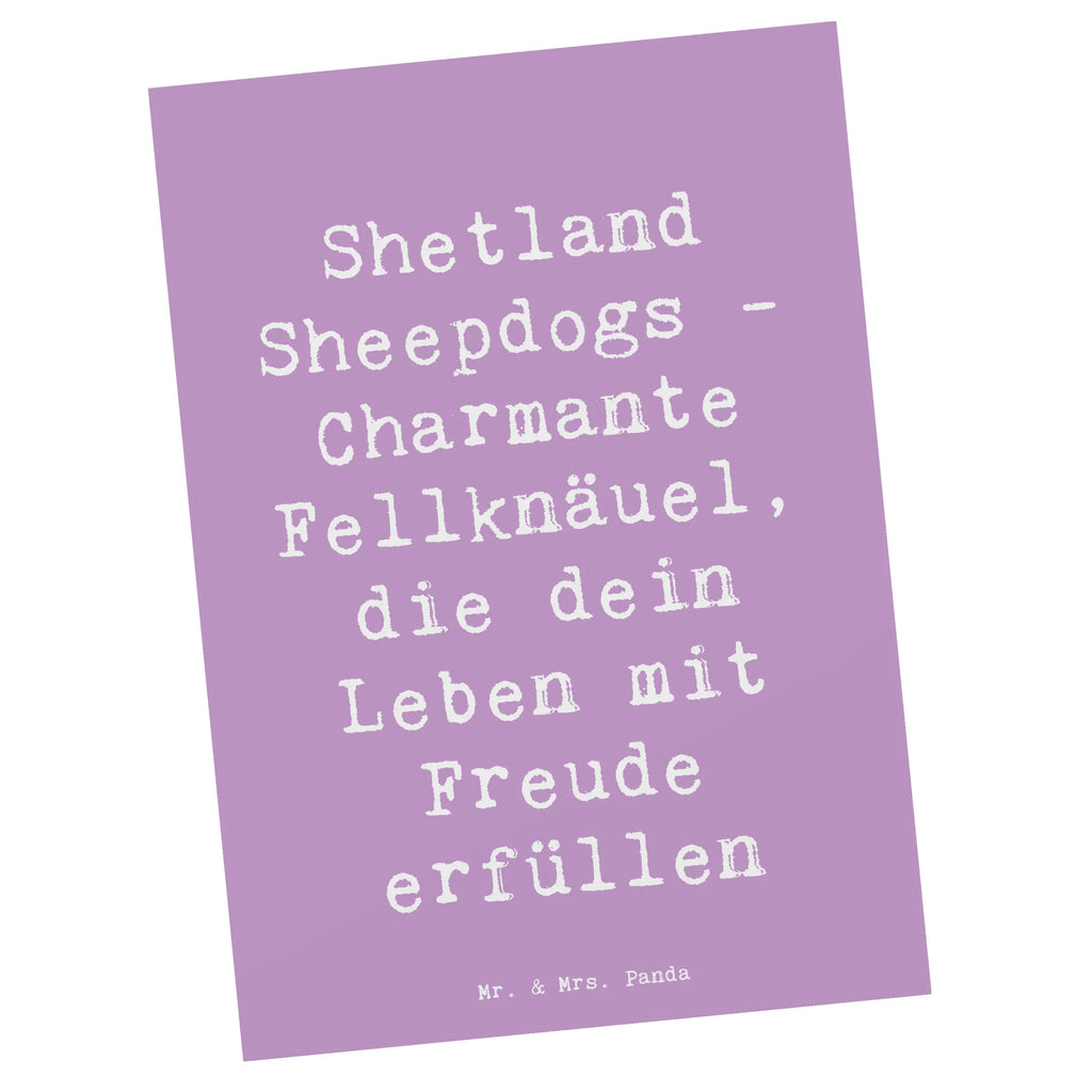 Postkarte Spruch Shetland Sheepdog Glücksbringer Postkarte, Karte, Geschenkkarte, Grußkarte, Einladung, Ansichtskarte, Geburtstagskarte, Einladungskarte, Dankeskarte, Ansichtskarten, Einladung Geburtstag, Einladungskarten Geburtstag, Hund, Hunderasse, Rassehund, Hundebesitzer, Geschenk, Tierfreund, Schenken, Welpe