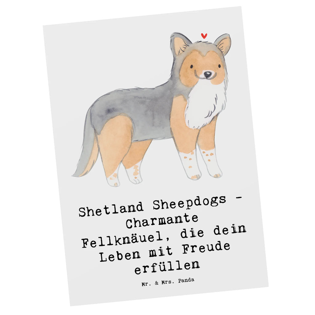 Postkarte Shetland Sheepdog Glücksbringer Postkarte, Karte, Geschenkkarte, Grußkarte, Einladung, Ansichtskarte, Geburtstagskarte, Einladungskarte, Dankeskarte, Ansichtskarten, Einladung Geburtstag, Einladungskarten Geburtstag, Hund, Hunderasse, Rassehund, Hundebesitzer, Geschenk, Tierfreund, Schenken, Welpe