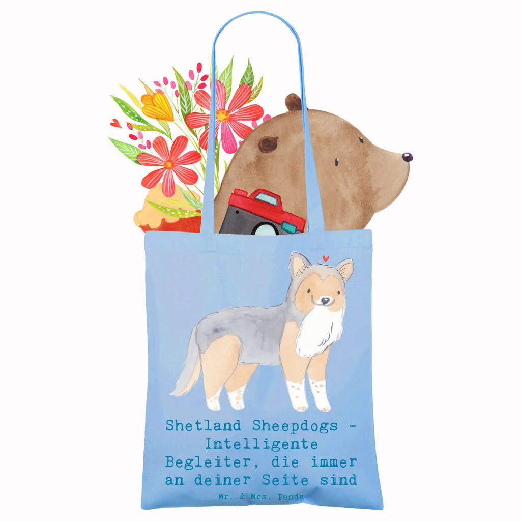 Tragetasche Shetland Sheepdog Freund Beuteltasche, Beutel, Einkaufstasche, Jutebeutel, Stoffbeutel, Tasche, Shopper, Umhängetasche, Strandtasche, Schultertasche, Stofftasche, Tragetasche, Badetasche, Jutetasche, Einkaufstüte, Laptoptasche, Hund, Hunderasse, Rassehund, Hundebesitzer, Geschenk, Tierfreund, Schenken, Welpe