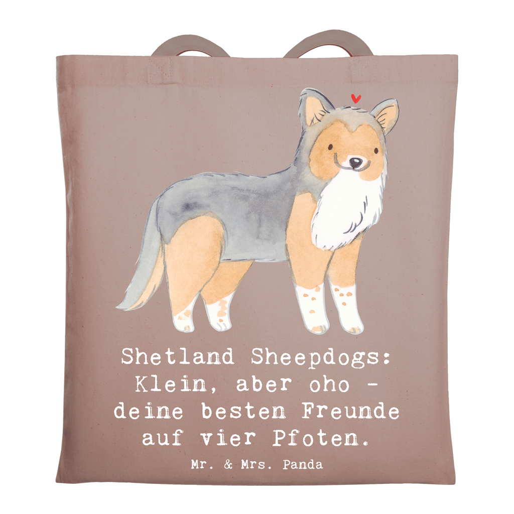 Tragetasche Shetland Sheepdog Freunde Beuteltasche, Beutel, Einkaufstasche, Jutebeutel, Stoffbeutel, Tasche, Shopper, Umhängetasche, Strandtasche, Schultertasche, Stofftasche, Tragetasche, Badetasche, Jutetasche, Einkaufstüte, Laptoptasche, Hund, Hunderasse, Rassehund, Hundebesitzer, Geschenk, Tierfreund, Schenken, Welpe