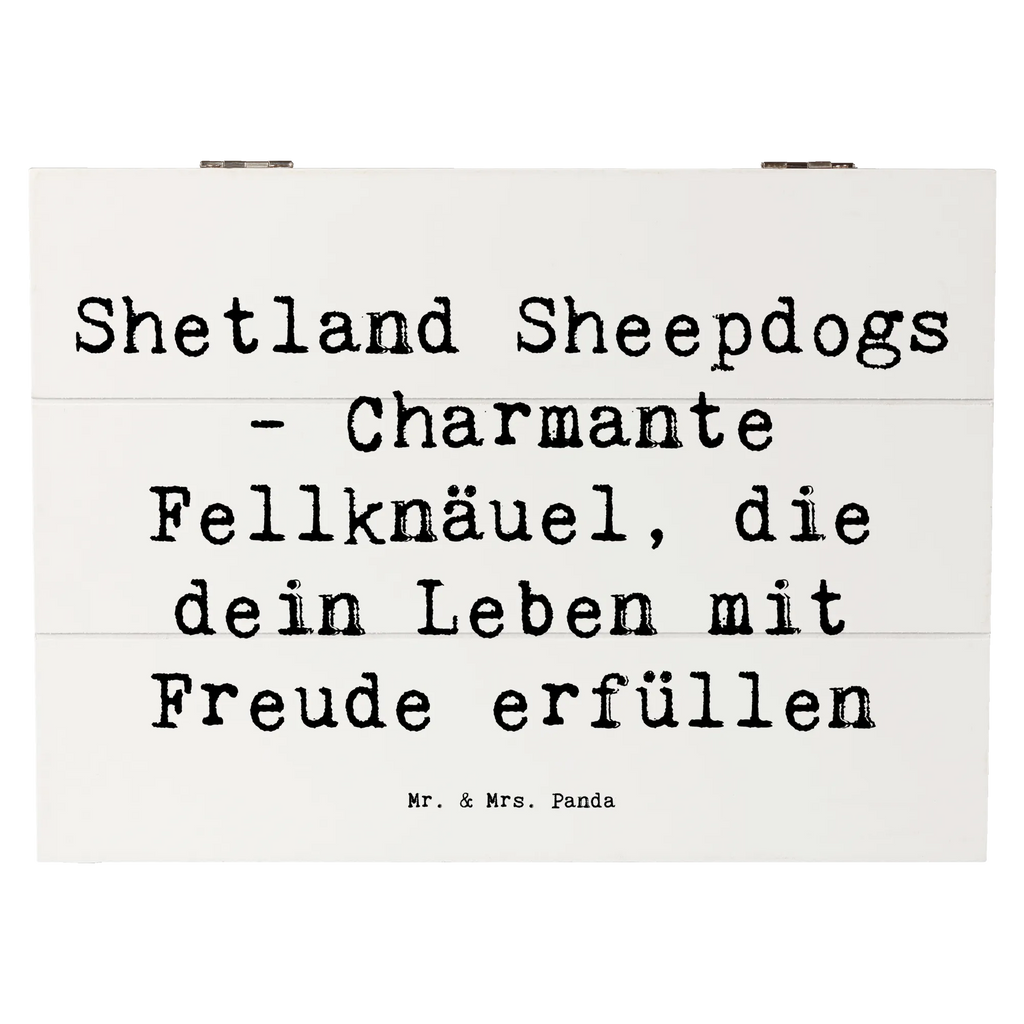 Holzkiste Spruch Shetland Sheepdog Glücksbringer Holzkiste, Kiste, Schatzkiste, Truhe, Schatulle, XXL, Erinnerungsbox, Erinnerungskiste, Dekokiste, Aufbewahrungsbox, Geschenkbox, Geschenkdose, Hund, Hunderasse, Rassehund, Hundebesitzer, Geschenk, Tierfreund, Schenken, Welpe