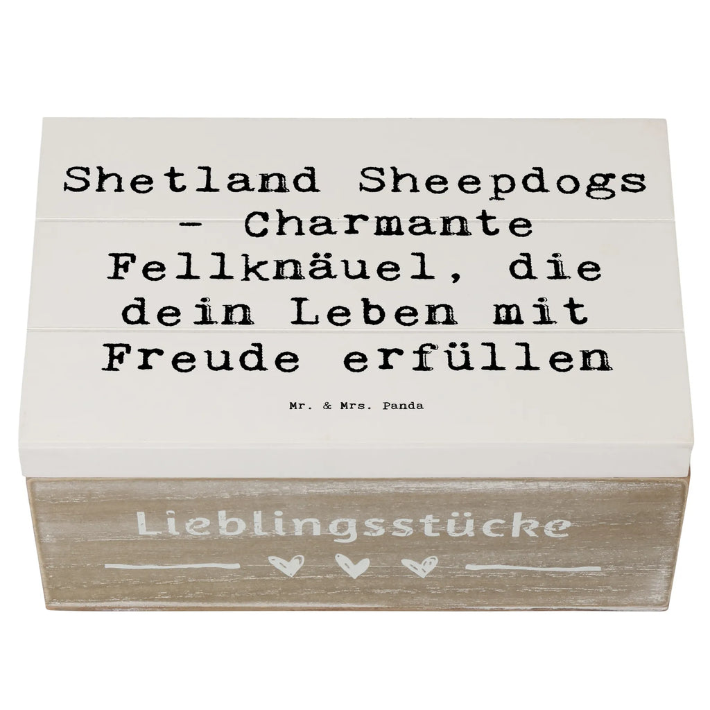 Holzkiste Spruch Shetland Sheepdog Glücksbringer Holzkiste, Kiste, Schatzkiste, Truhe, Schatulle, XXL, Erinnerungsbox, Erinnerungskiste, Dekokiste, Aufbewahrungsbox, Geschenkbox, Geschenkdose, Hund, Hunderasse, Rassehund, Hundebesitzer, Geschenk, Tierfreund, Schenken, Welpe